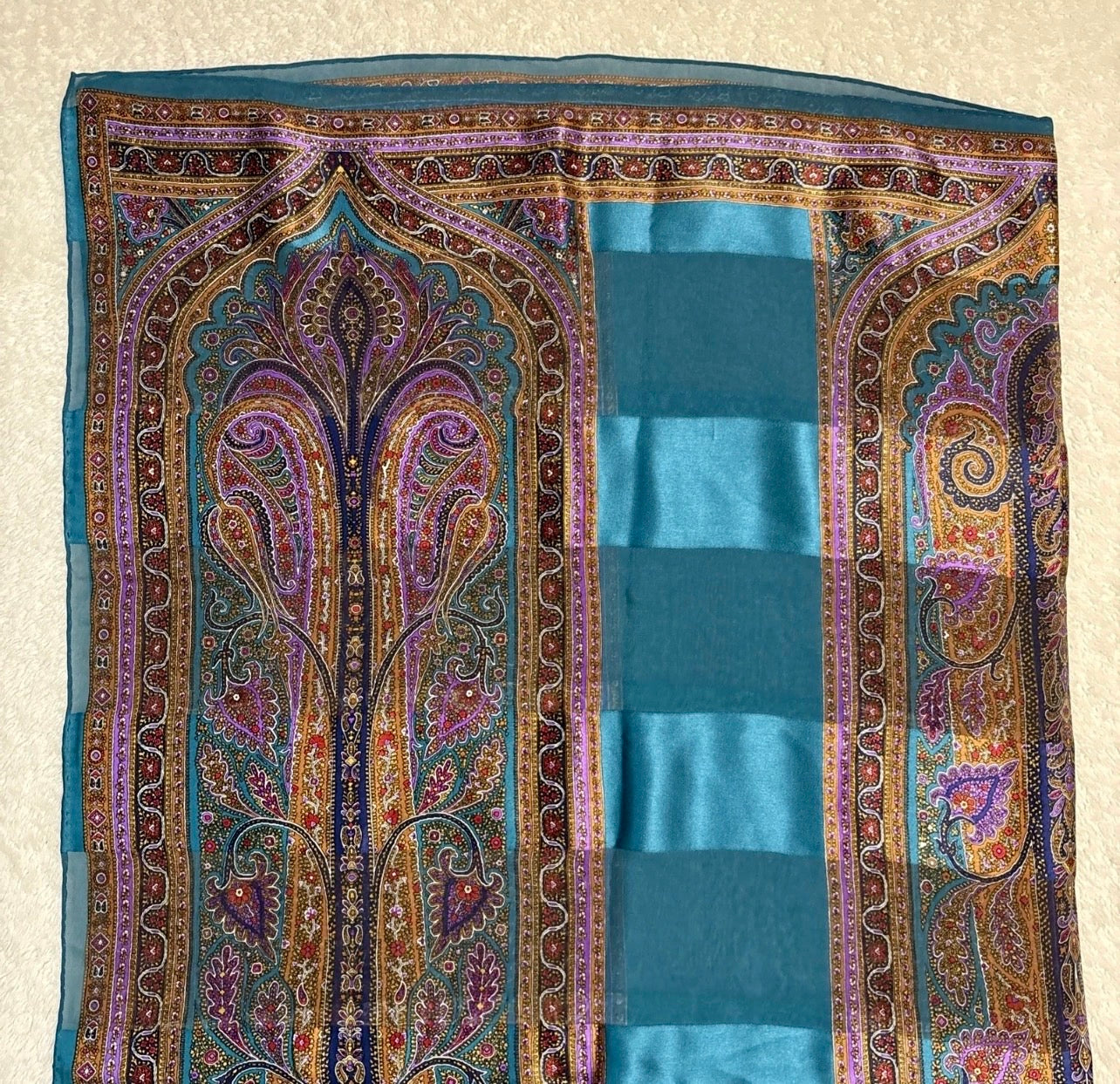 YSL 100% Pure Silk Scarf