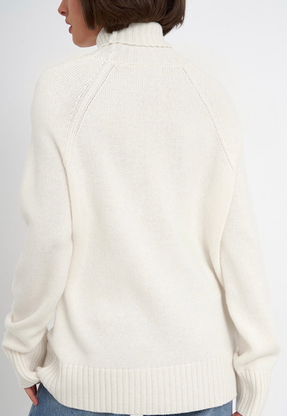 Turtle Neck Raglan Sleeve Sweater