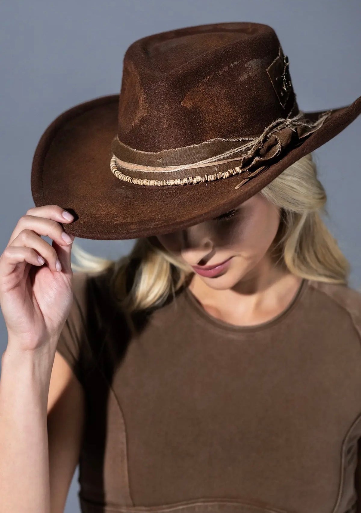 Shapeable Western Hat (Brown)
