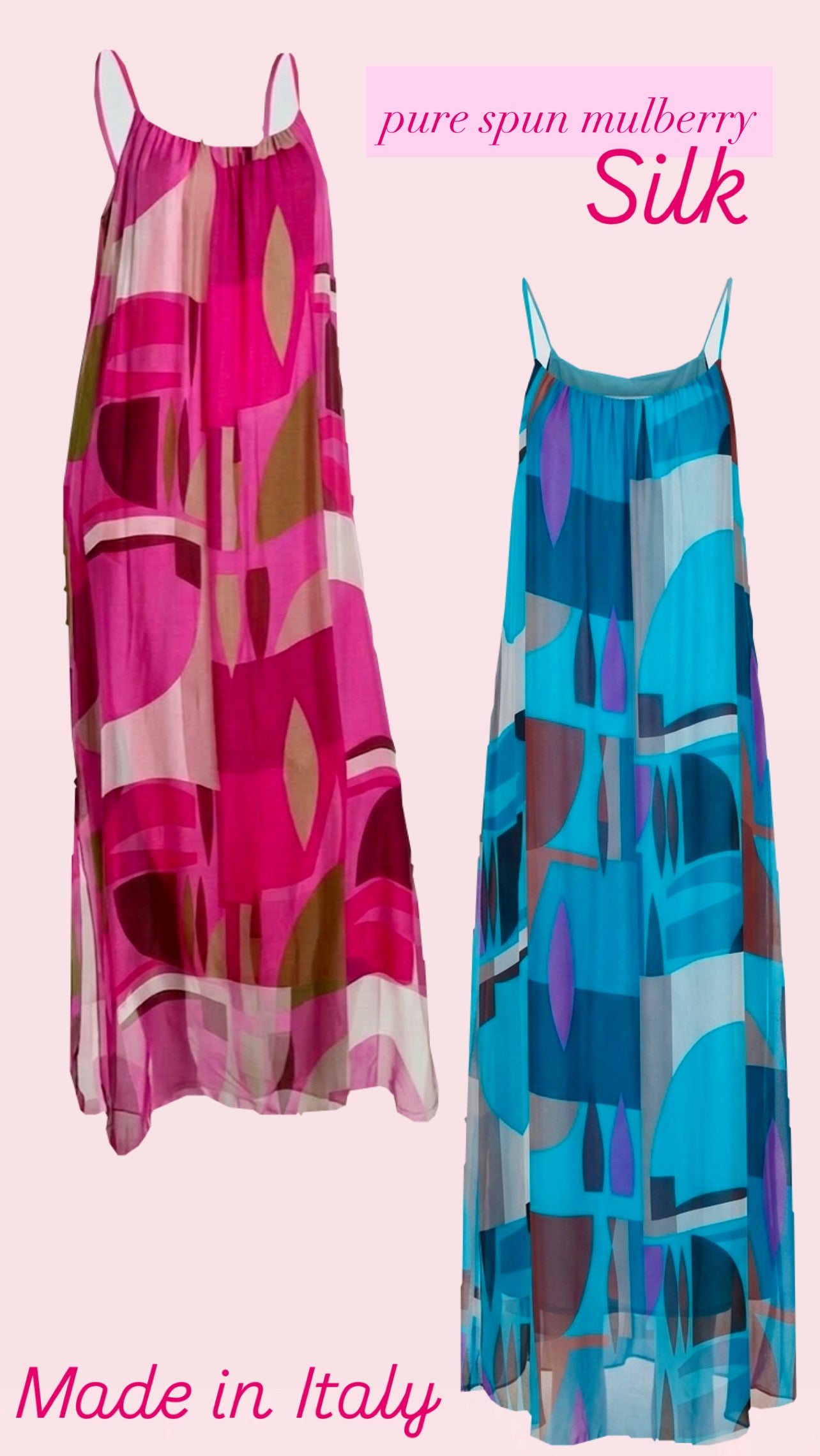 Pure Italian Silk (Marla Maxi Dress)