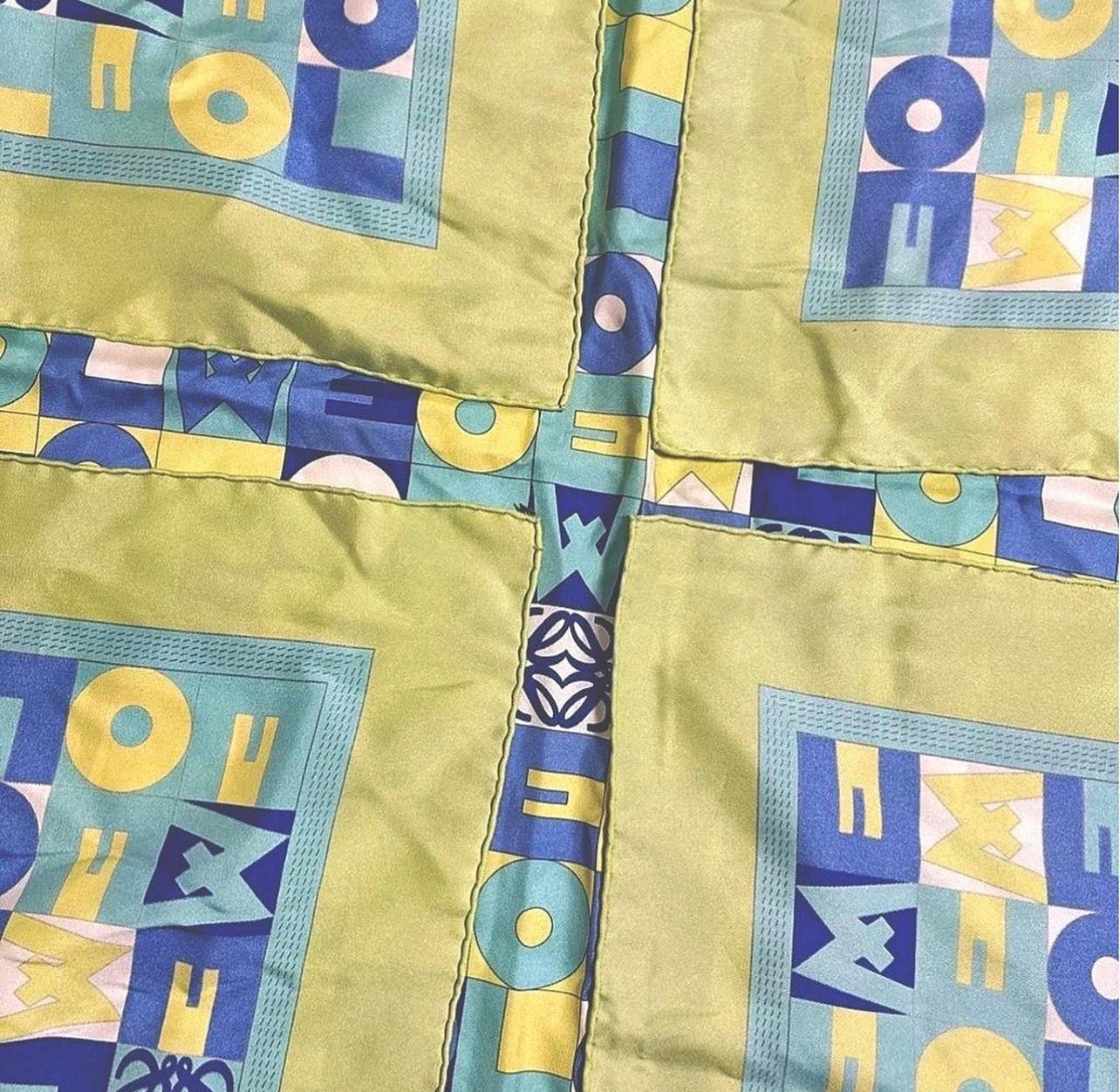 Loewe 100% silk scarf