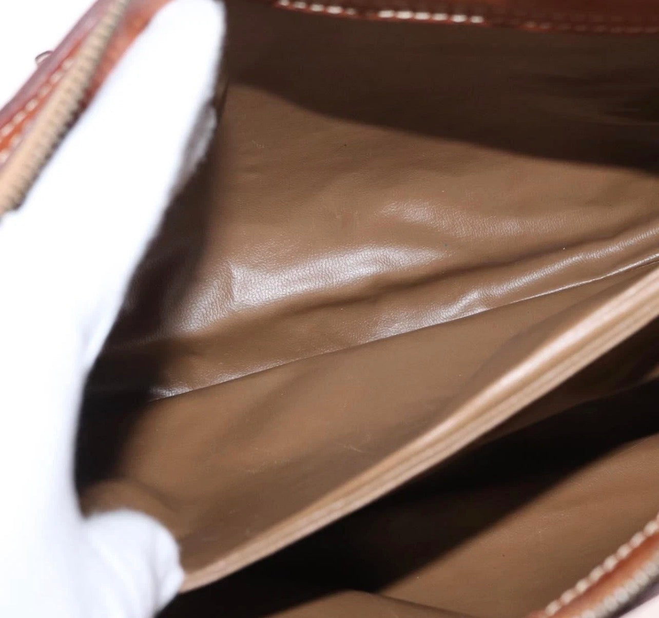 Vintage CELINE Macadam Canvas Handbag