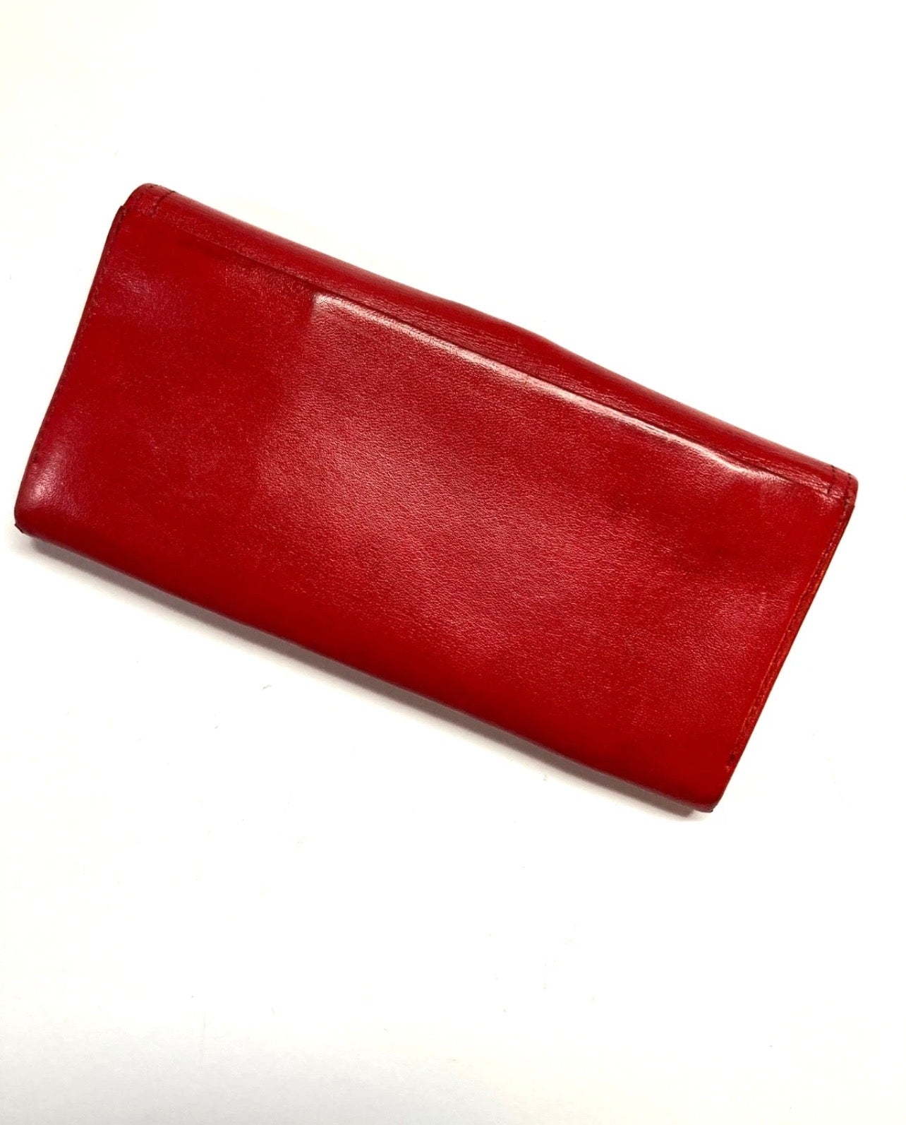 Red VINTAGE VALENTINO Long Wallet