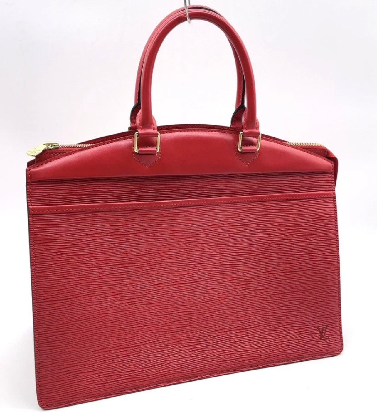 Authentic Vintage Louis Vuitton Epi Castilian Red Riviera Handbag with dust bag