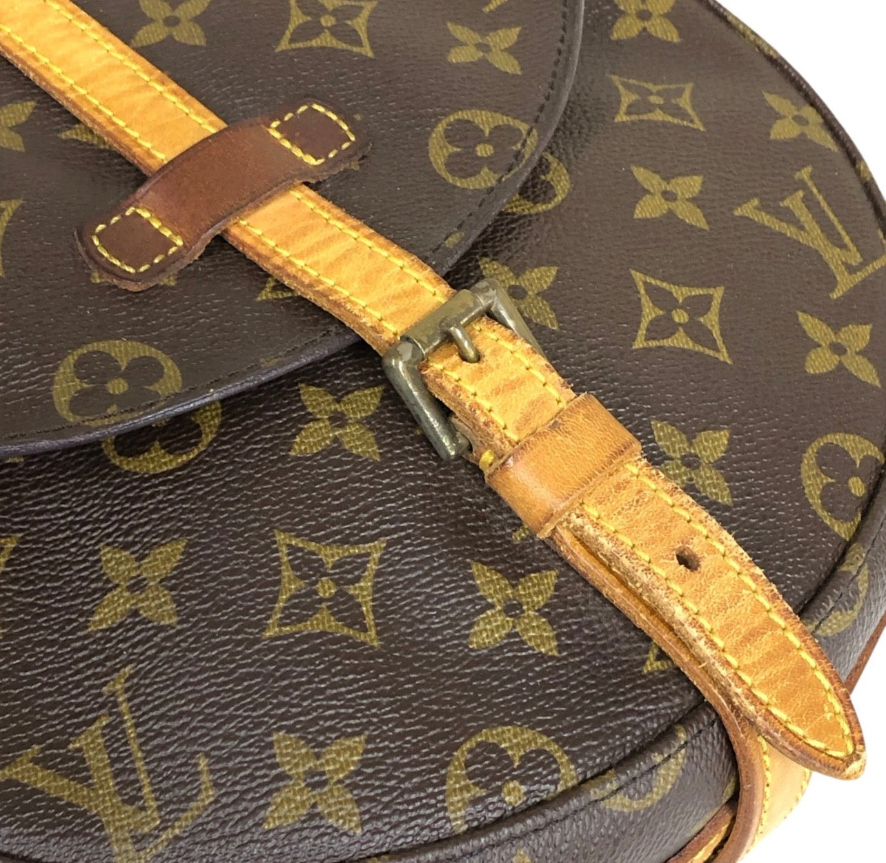 Authentic Louis Vuitton Chantilly MM Shoulder Bag Monogram Crossbody M51233 VI0940
