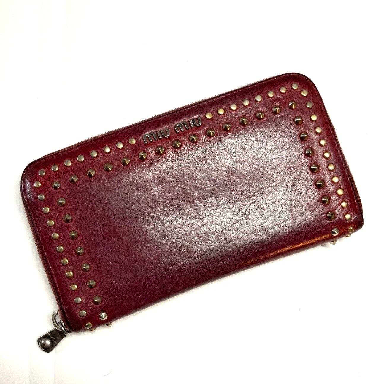 VINTAGE MIU MIU LEATHER LONG WALLET