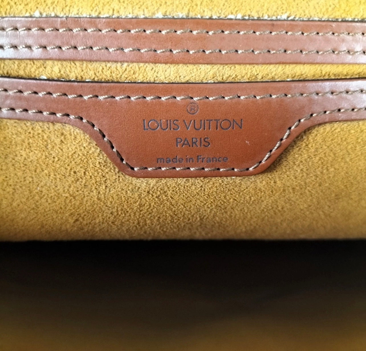 Vintage Louis Vuitton Cobelins Brown Epi Leather