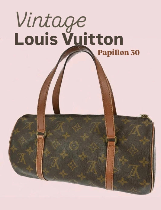 Louis Vuitton Monogram Papillon 30 Handbag TH1912