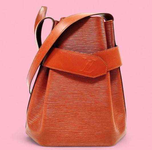 Vintage Louis Vuitton LV Depaule PM Epi Bag