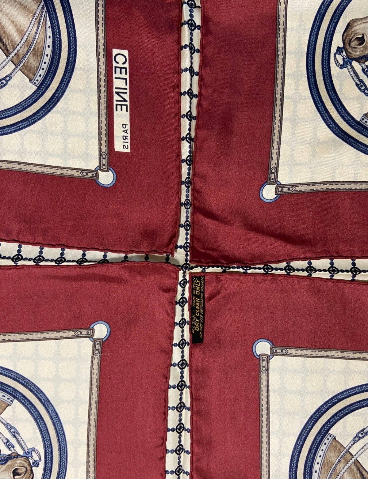 Vintage CELINE Silk Scarf
