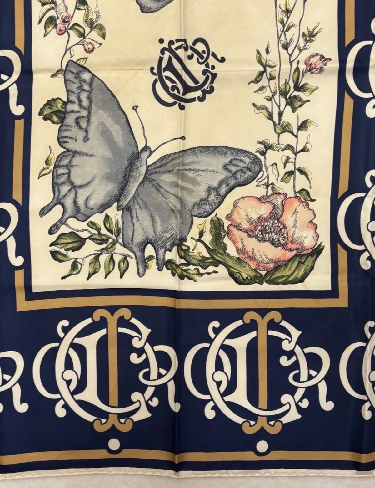 Vintage Christian Dior Silk Scarf