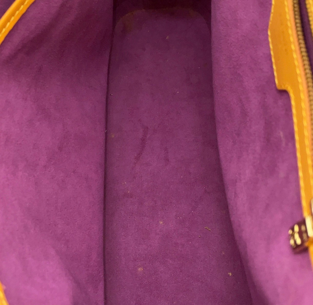 Vintage (1995) Authentic Louis Vuitton Epi Lussac Tassili Yellow Tote Bag