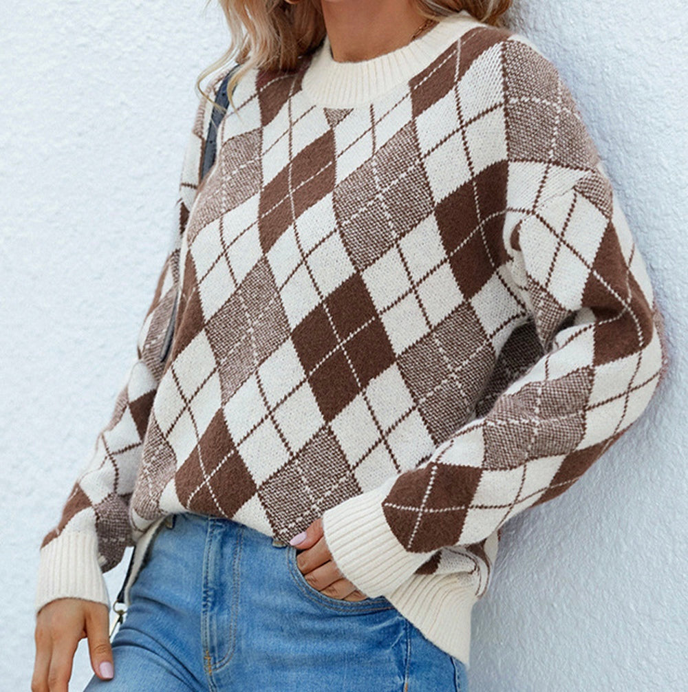 Round Neck Long Sleeve Sweater