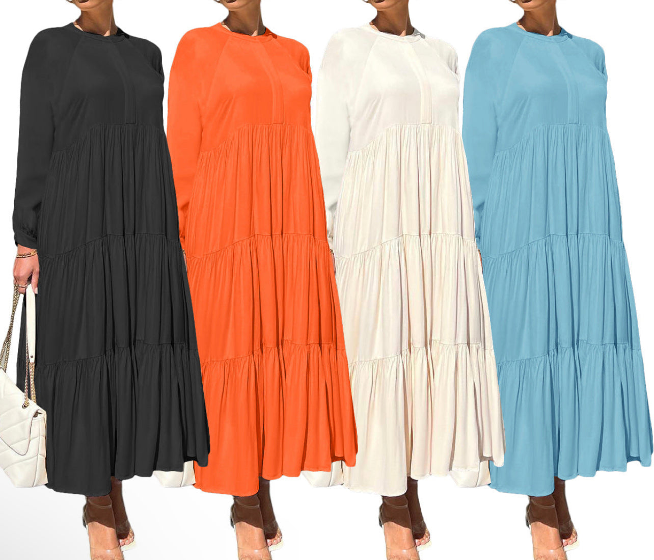 Women's Loose Fit Casual Maxi Dress