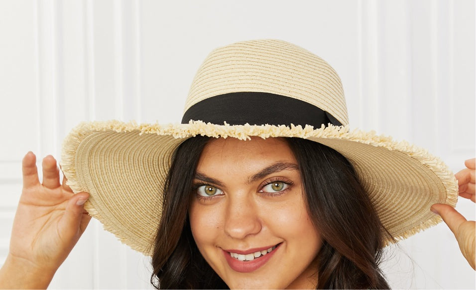 Fame Time For The Sun Straw Hat